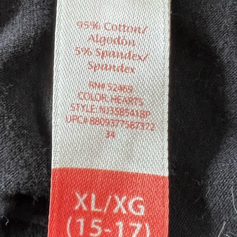 No boundaries, black and gold capri leggings, XL - Picture 6 of 8